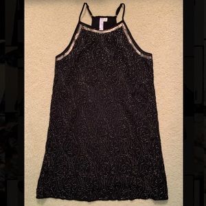 Worn Once Alya’s Beaded Halter Dress Francesca’s